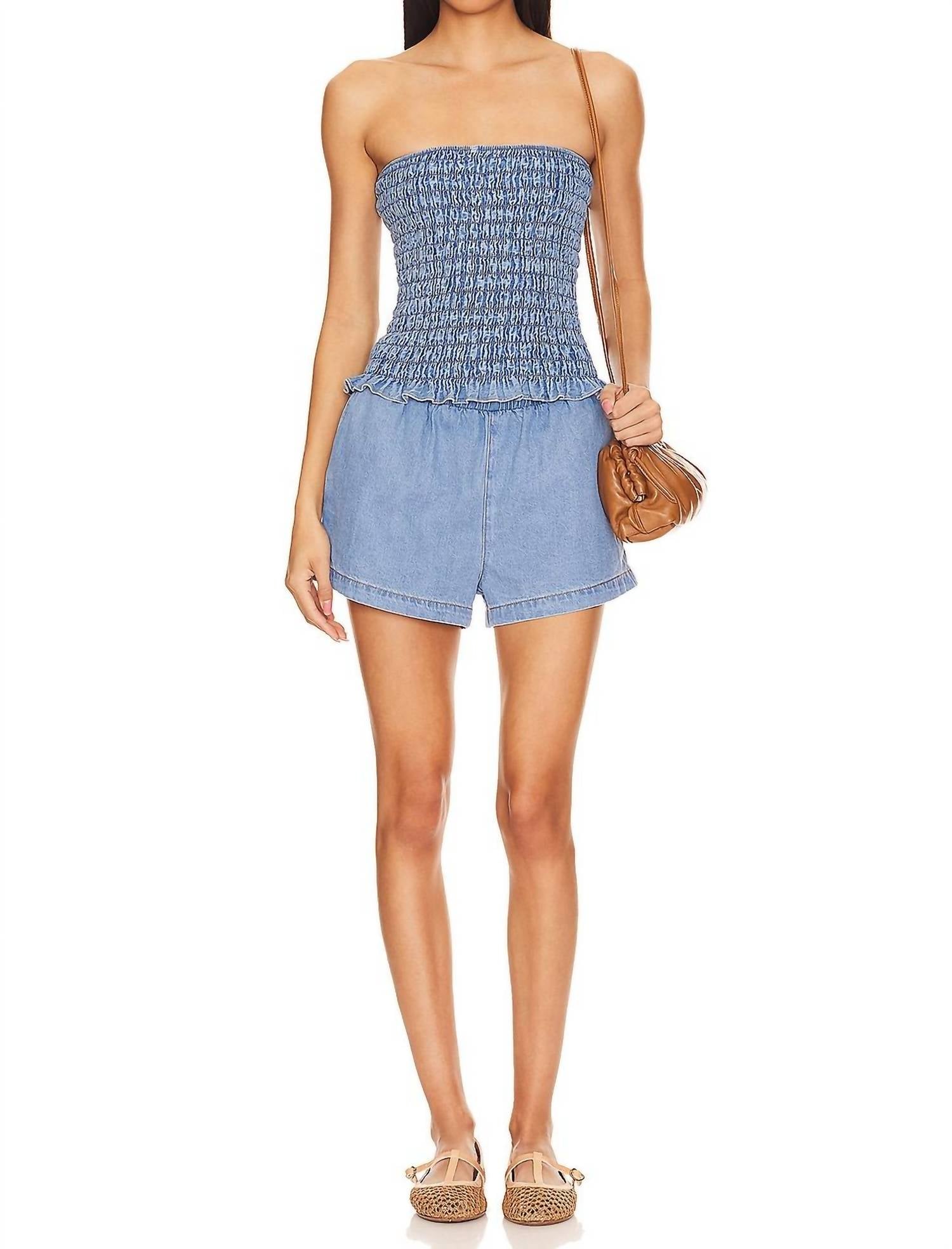 Lna - Jo Chambray Short