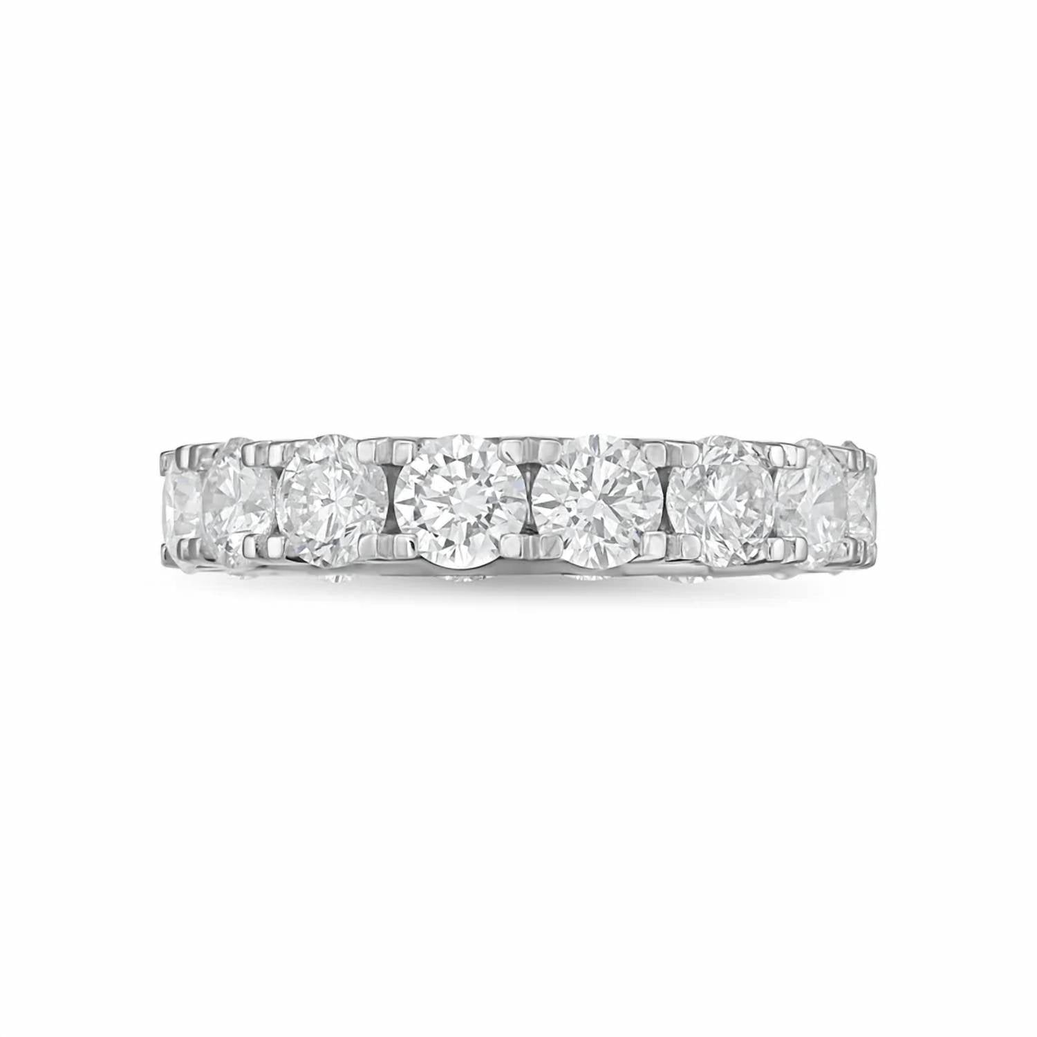 Diana M Jewels - Women's Round Lab-Grown Diamond Eternity Band (2.00 Ct) - Classic