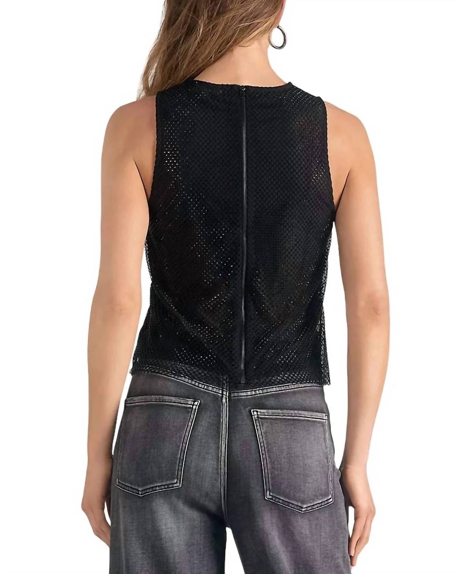 Elan - Lyric Metallic Mesh Tank