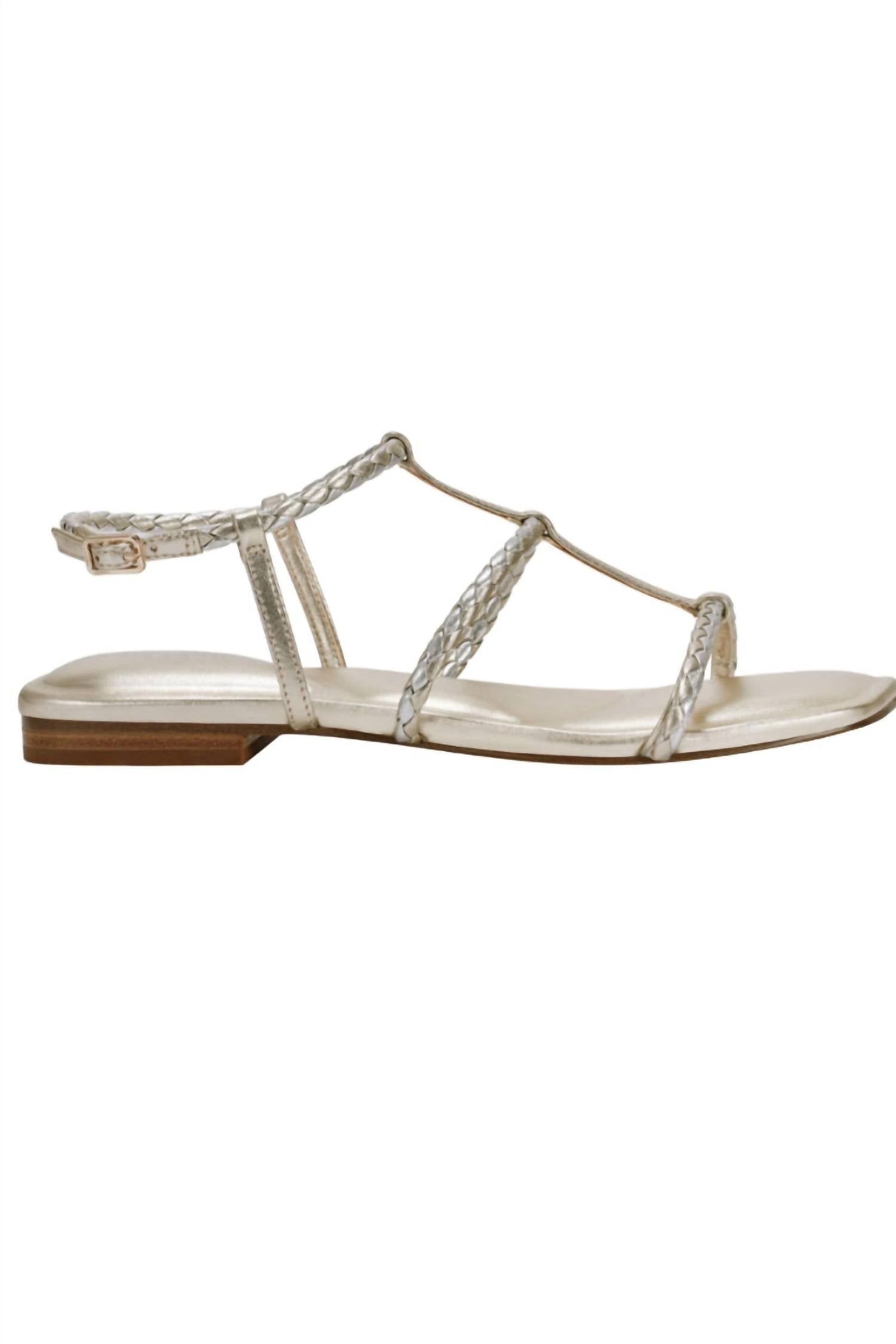 Marc Fisher - Women's Maze Braided Caged Flat Sandals