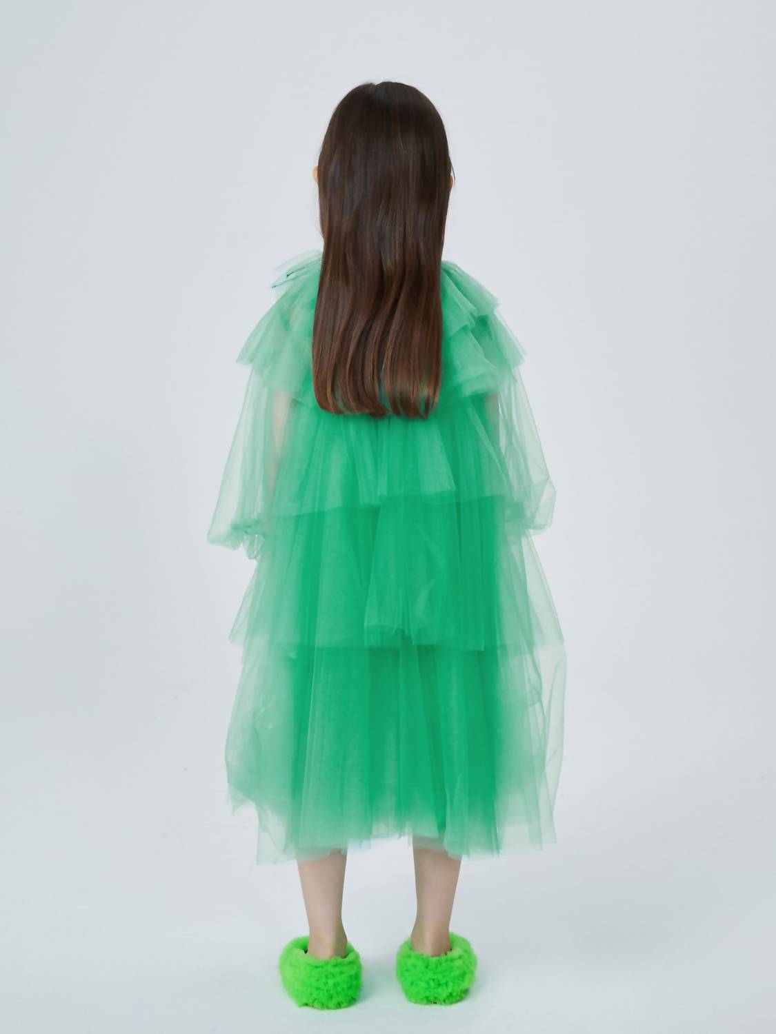 Girl's Ruffles Layers Dress