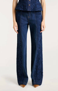 Cinq A Sept - Francine Lace Combo Pants