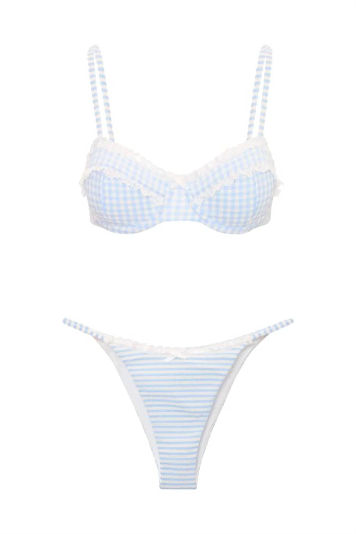 Loveshackfancy - Rosavie Gingham Bikini Set