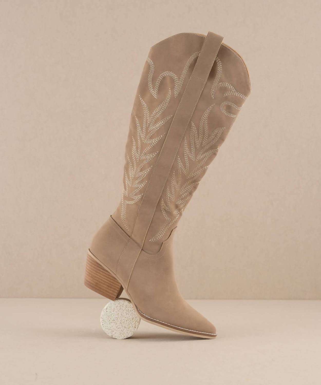 Oasis Society - Women's Samara Embroidered Western Tall Boot