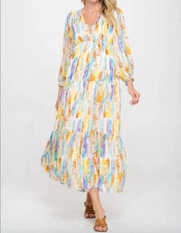Meet Me In Santorini - Small Valley Teal Tula Maxi Dress