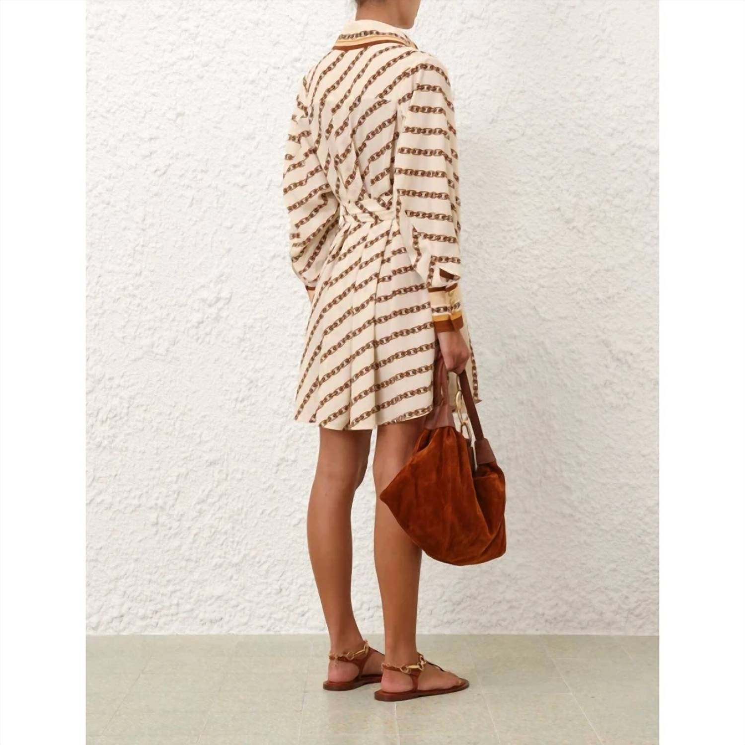 Zimmermann - Tuck Shirt Mini Dress