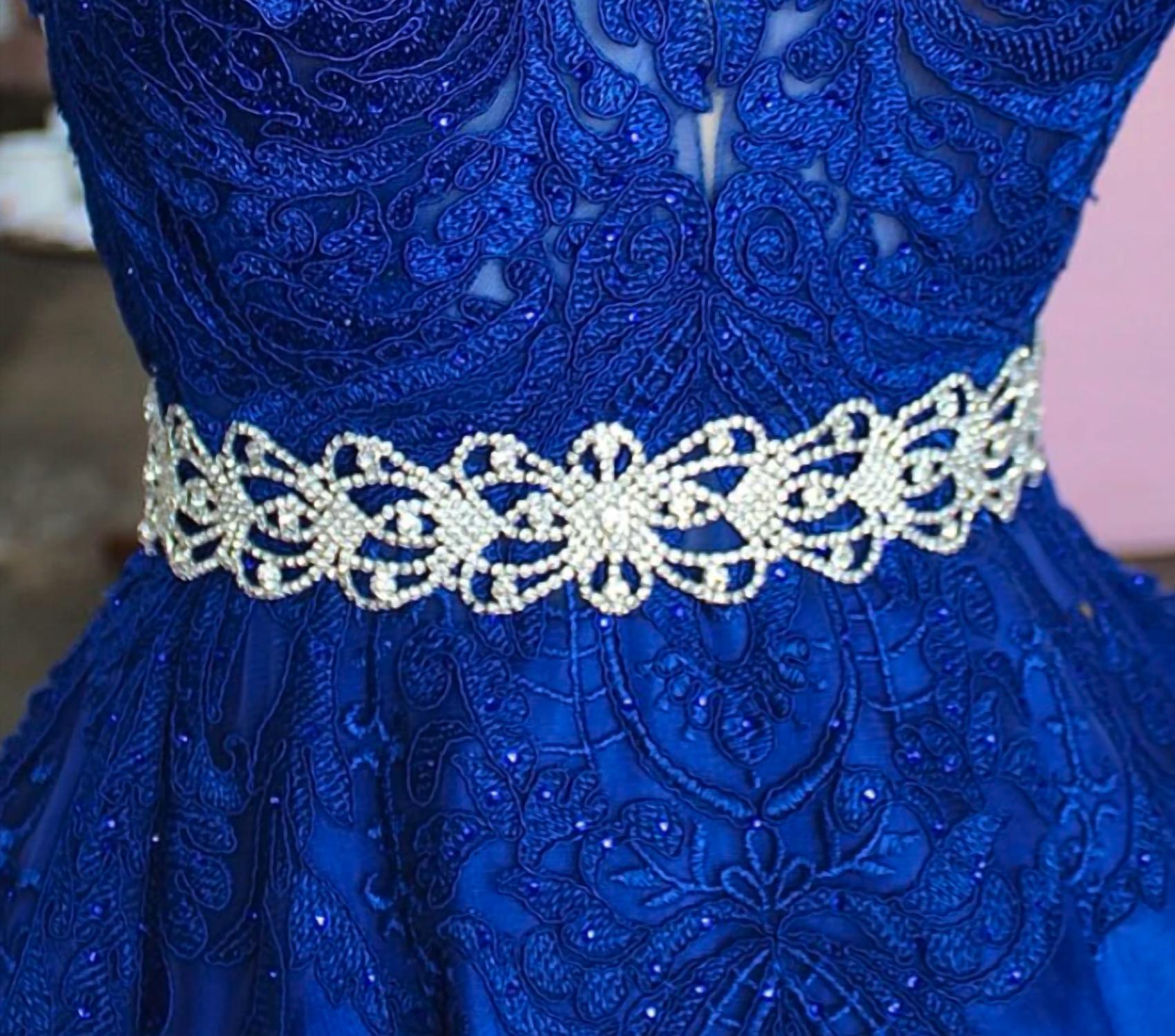 3Am By H&D Accessories - Women's Rhinestone Embellished Belt