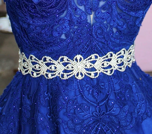 3Am By H&D Accessories - Women's Rhinestone Embellished Belt