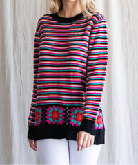 Jodifl - Split Decision Crochet Sweater