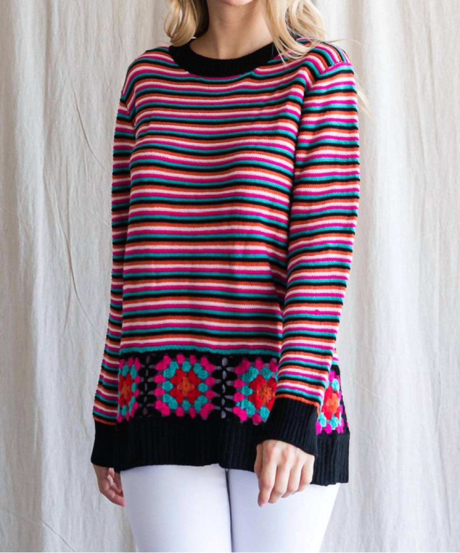 Jodifl - Split Decision Crochet Sweater