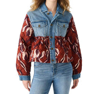 Steve Madden - Fashion Denim Colorblock Jacket