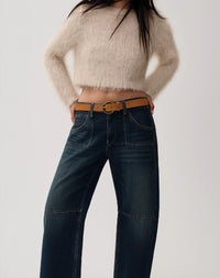 ADA Collection Women's Trailblazer Belt in honey - women's accessory - detail view
