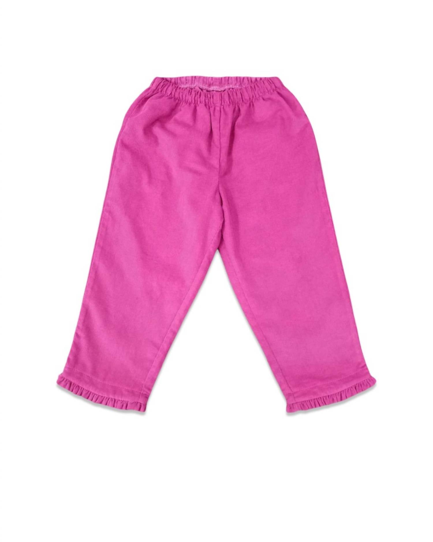 Percy & Tyne - Girl's Ruffle Pull On Pant