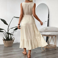 Lovesoft - Textured Sleeveless Midi Dress