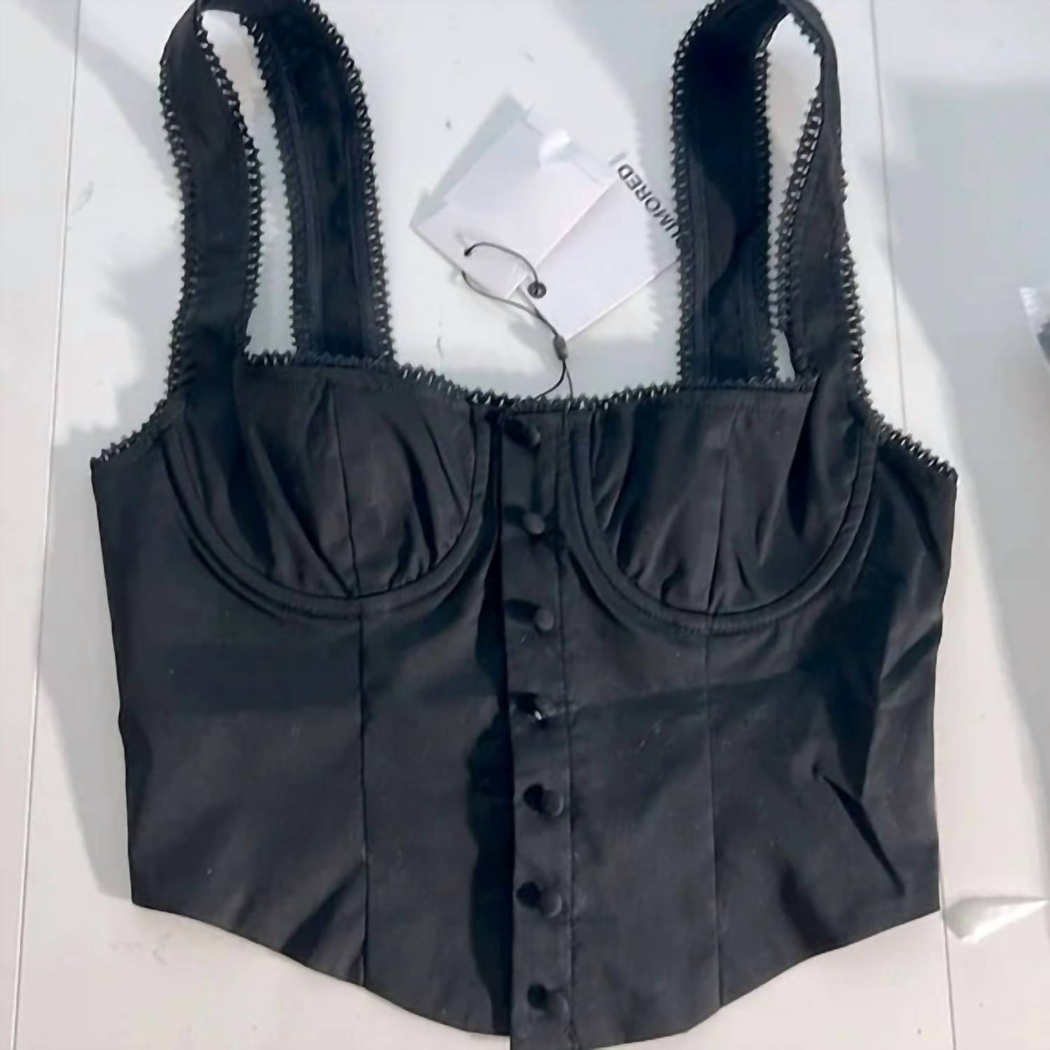 Rumored - Antoinette Cropped Tank Top