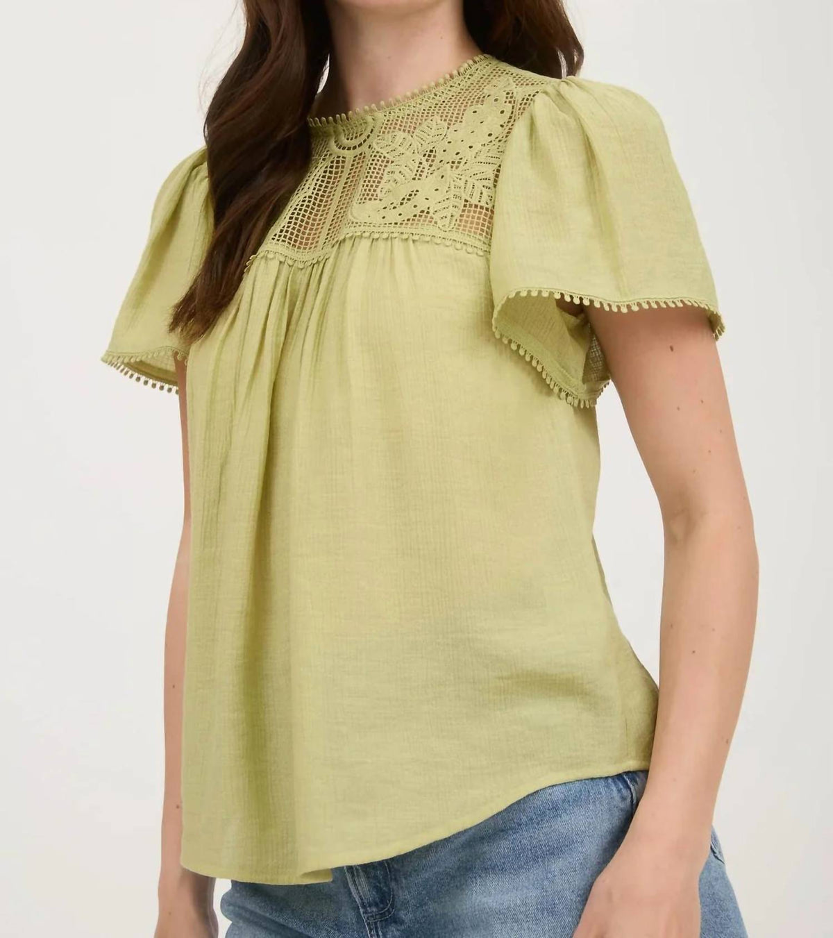 Blu Pepper - The Saffron Lace Top
