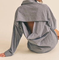 Win Win Apparel - Open to you Shirt dress