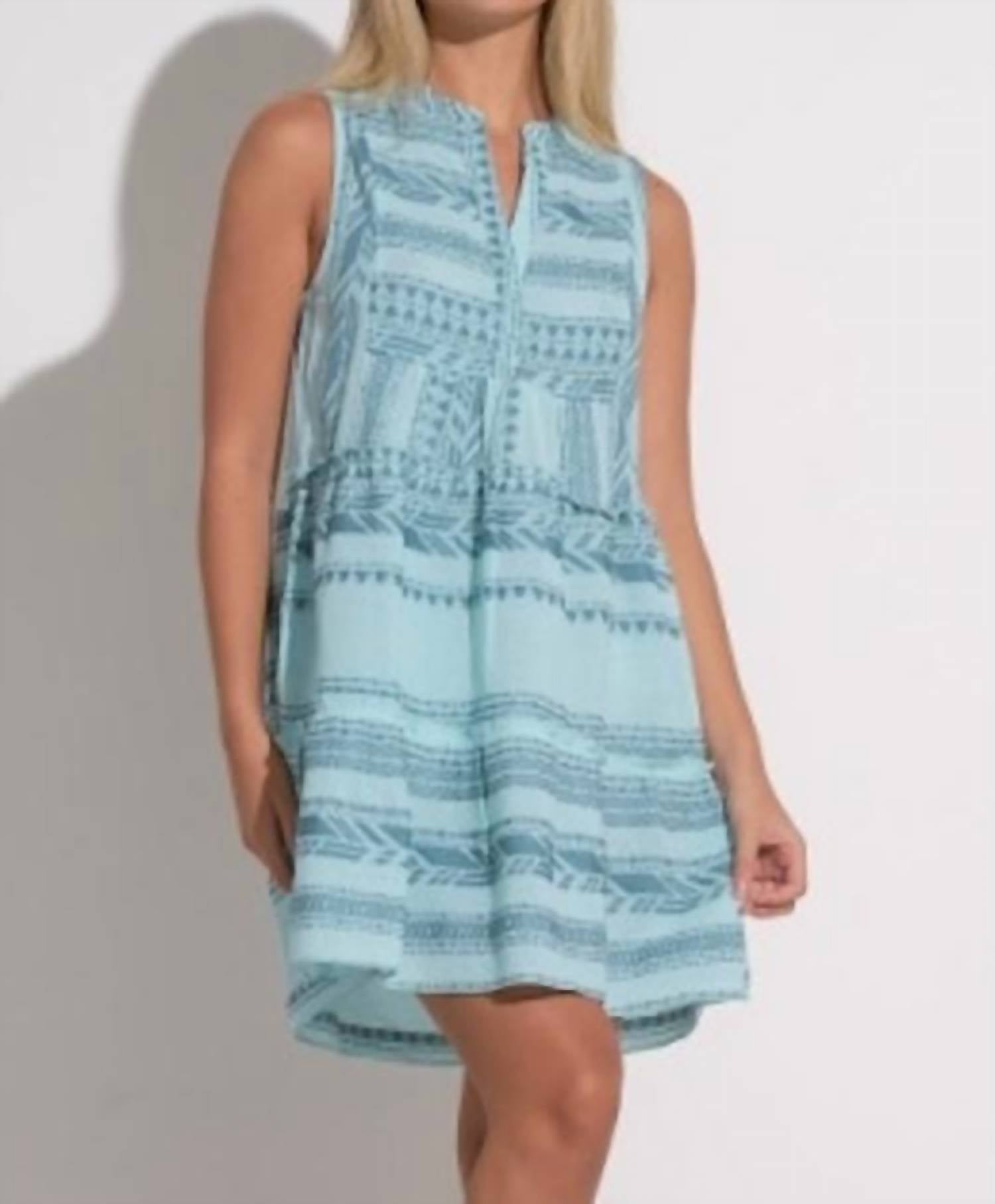 Elan - A-line Sleeveless Mini Dress