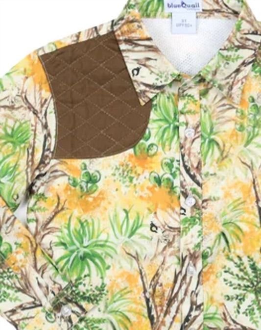 Blue Quail Clothing Co. - Boy Long Sleeves Shoulder Patch Shirt