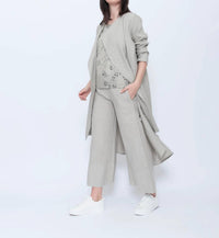 Blueberry - Draped Duster