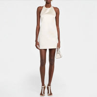 A.L.C. - Sophia Satin Halter Mini Dress
