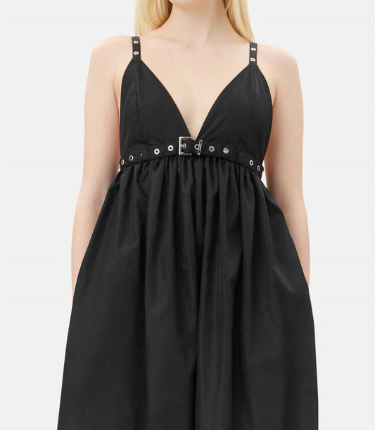 Ganni - Duchesse Nylon Strap Dress