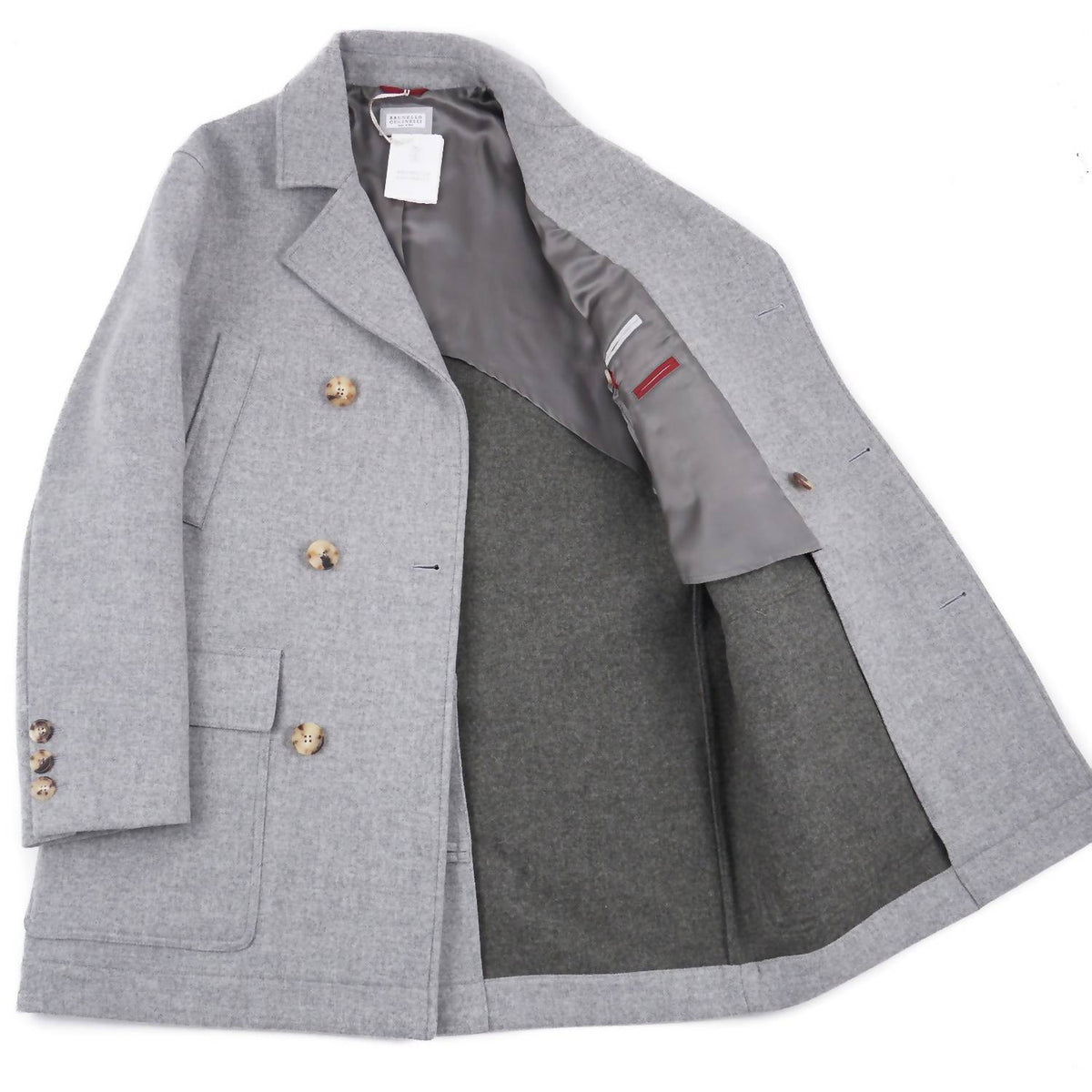 Brunello Cucinelli - Men's Double Breasted Wool Coat