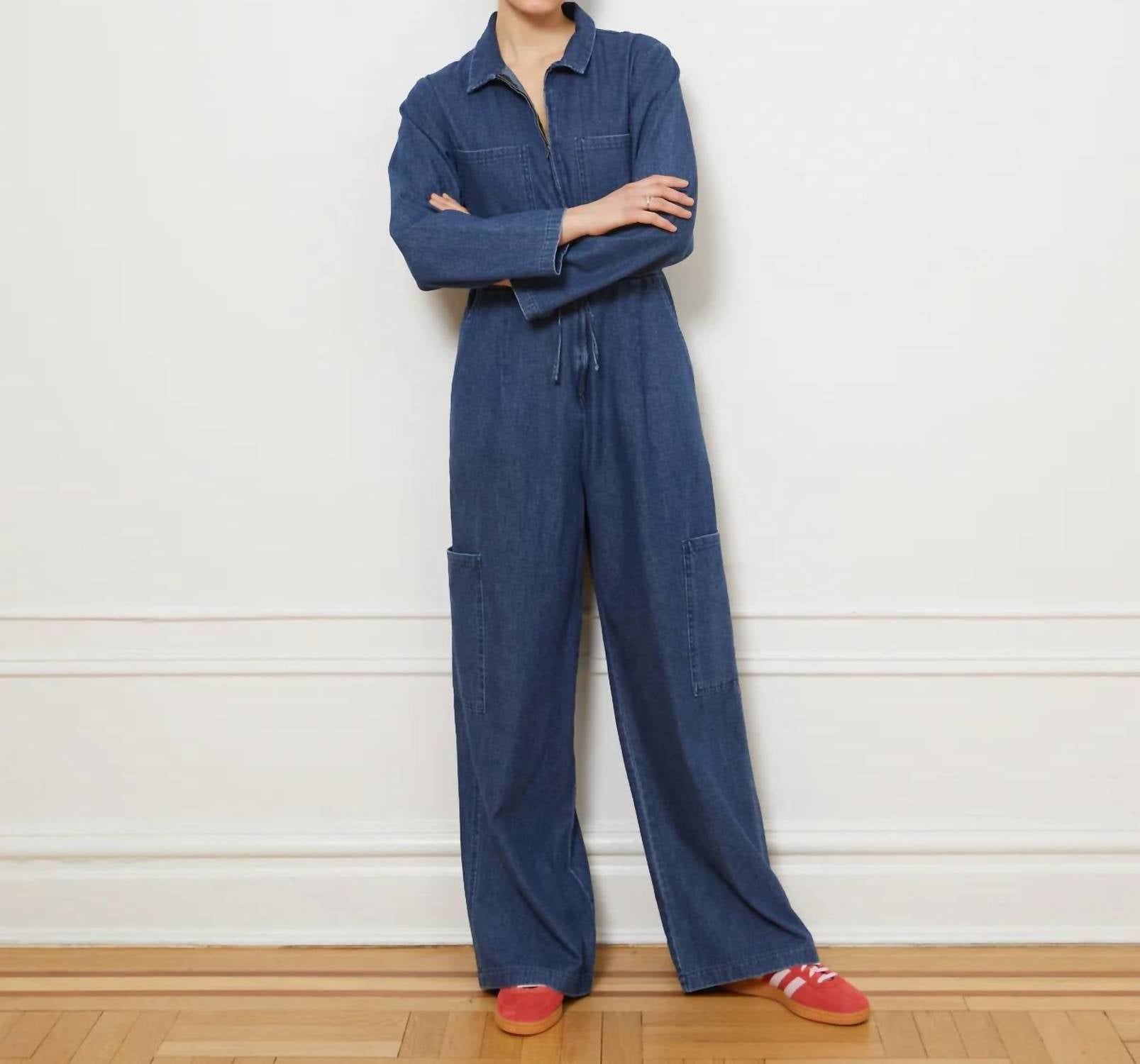 Loup - Spencer Cargo Zip Jumpsuit