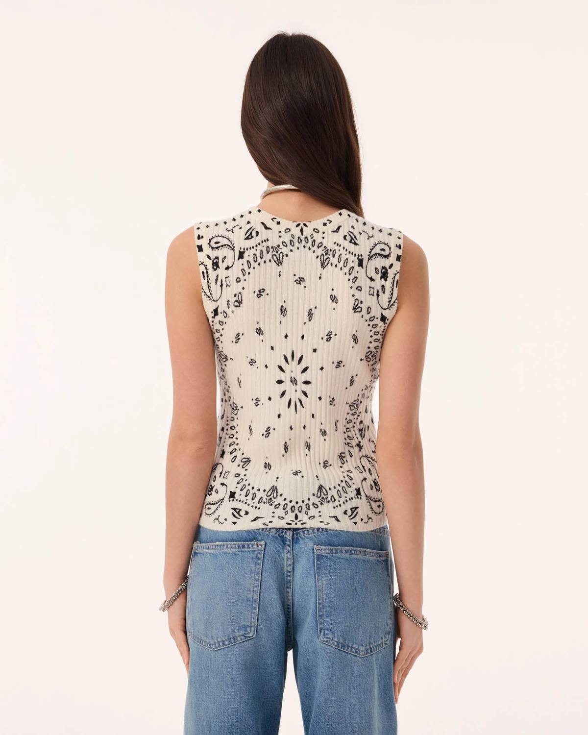 Kujten - Ribbi Cashmere Bandana Tank