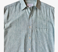 Emily Phillips - Women's Striped Linen Girlfriend Mini Dress