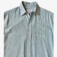 Emily Phillips - Women's Striped Linen Girlfriend Mini Dress