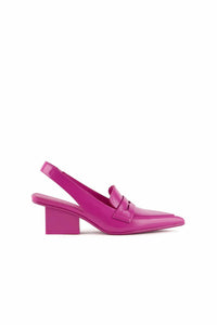 United Nude - Women's Raila Loafer Mid Block Heel Sandal