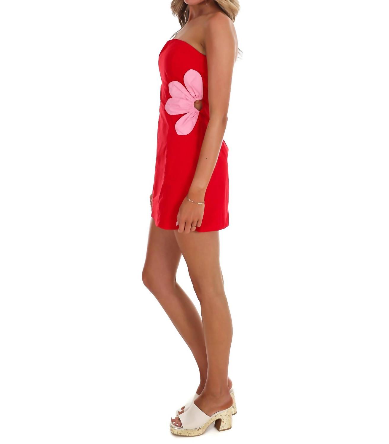 Day + Moon - Women's Bloom Babe Strapless Mini Dress