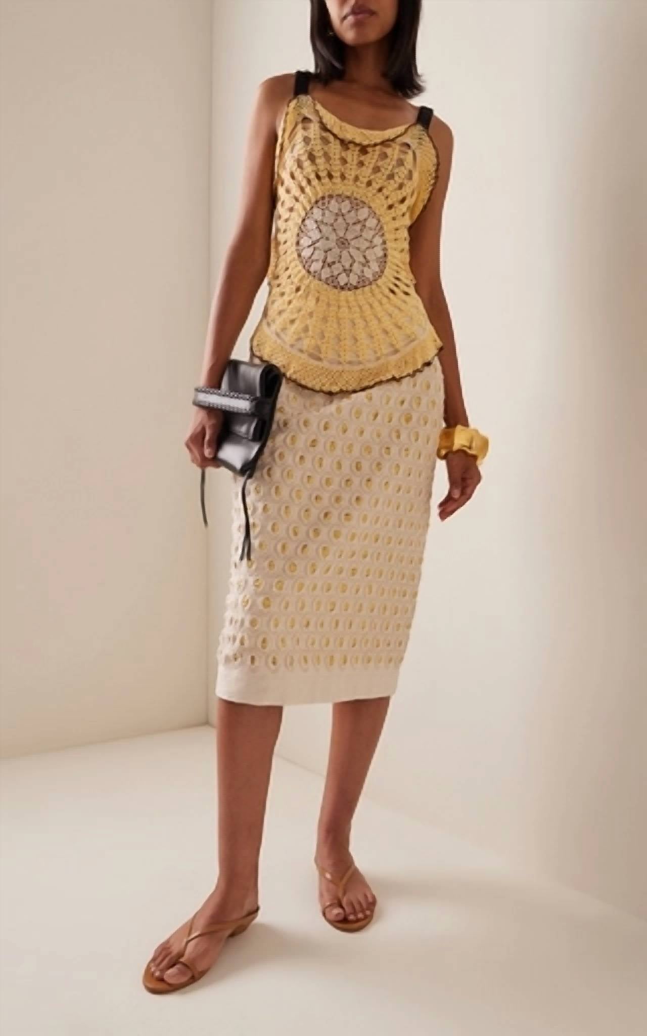 Diotima - Toile Doilie Crochet Top