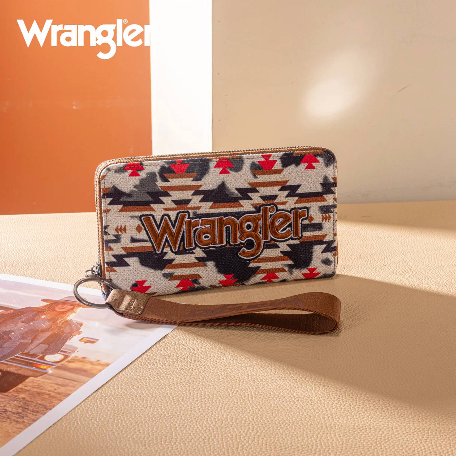 Wrangler - Aztec Print Wallet