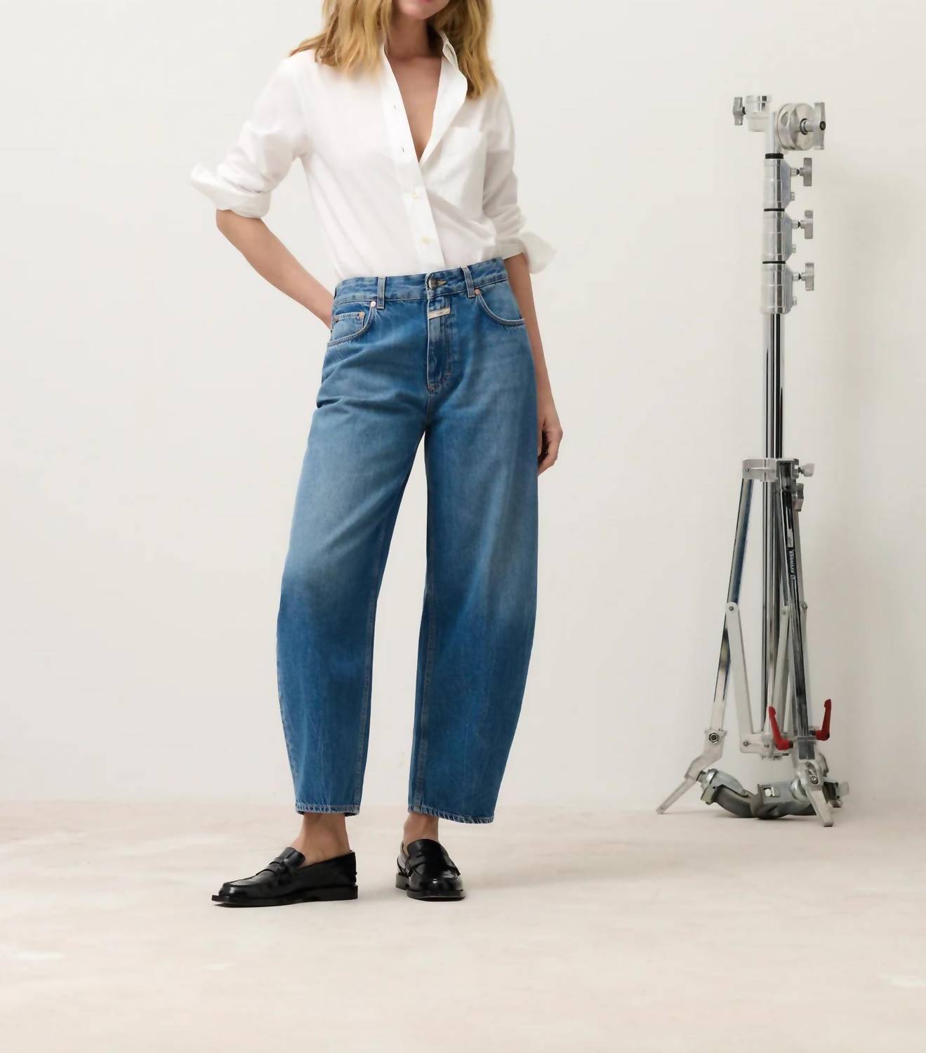 Closed - Relaxed Barrel Cropped Jazzie Jeans