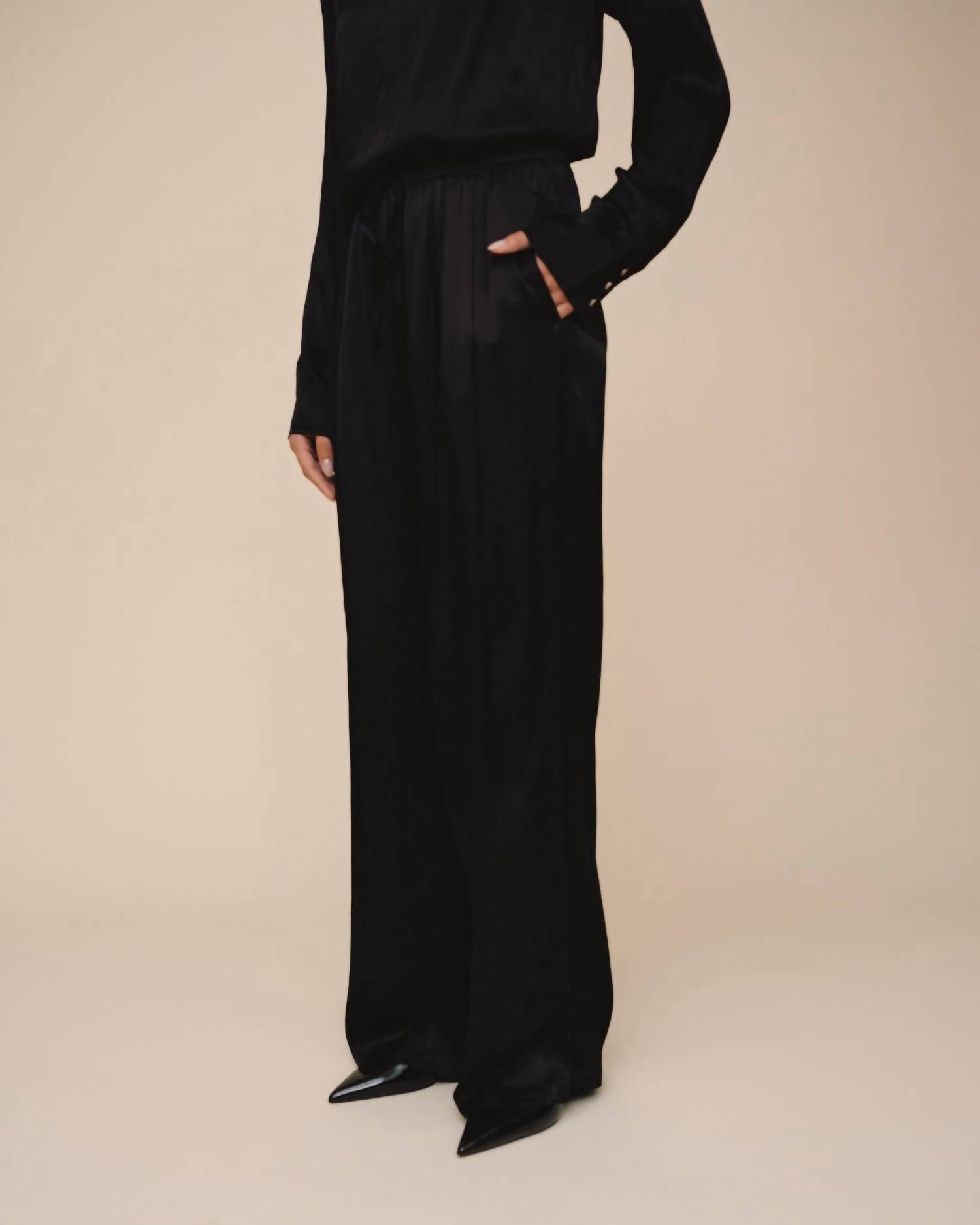 Bella Dahl - Easy Pleated Wide Leg Pant