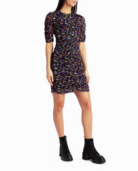Nicole Miller - Leanna Mesh Short Sleeve Dress
