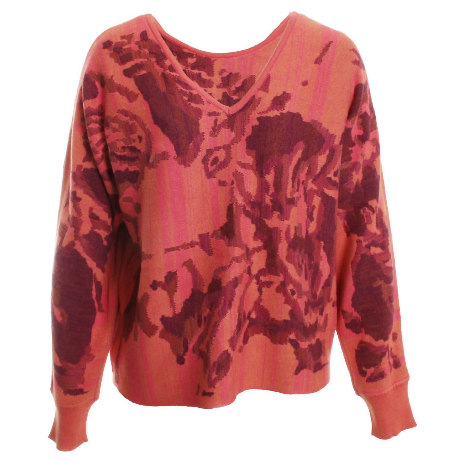 Tribal - Women's Wear 2 Ways Jacquard Sweater