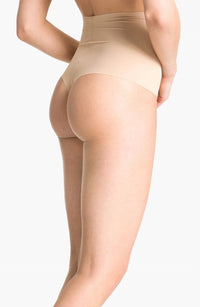 TC Fine Intimates Medium Control High-waist Thong Panty in nude - women's intimate - alternate view