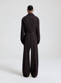 A.L.C. Liam Pants in ganache - women's pants - detail view