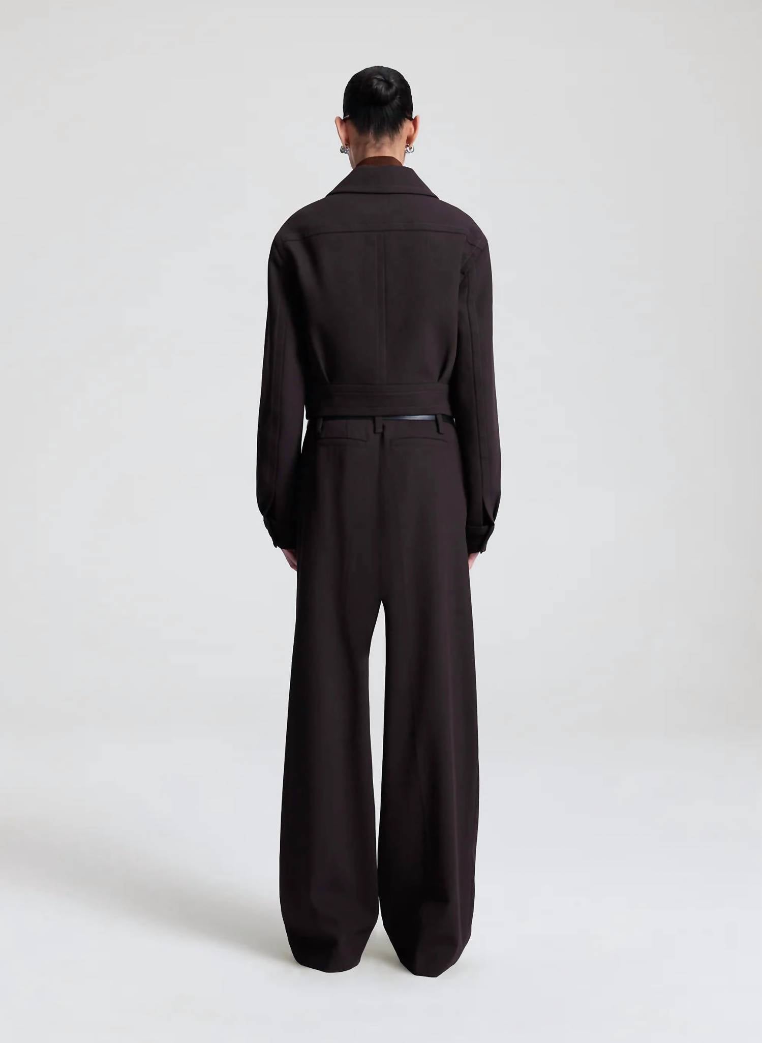 A.L.C. Liam Pants in ganache - women's pants - detail view