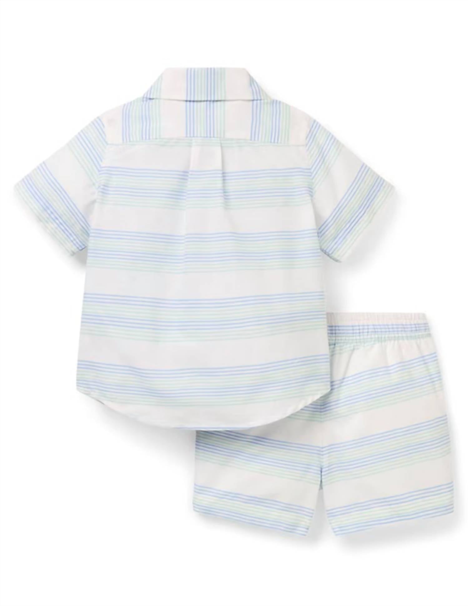 Janie And Jack - Baby's Dino Icon Cabana Set
