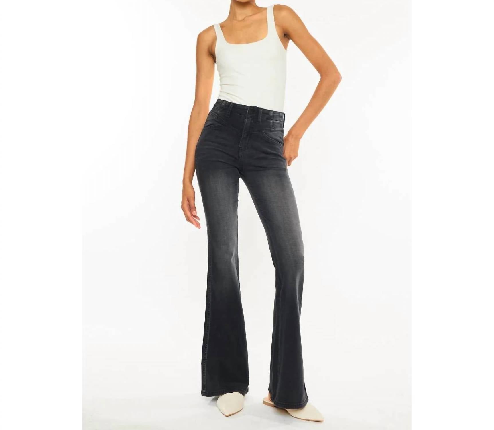 Kancan - Ultra High Rise Flare Jeans