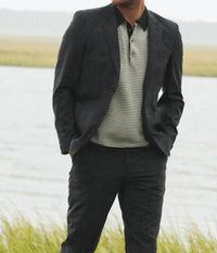 Billy Reid - Stripe Sweater Polo Shirt