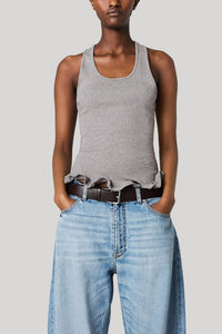 Stella Mccartney - Frilled Hem Ribbed Tank Top