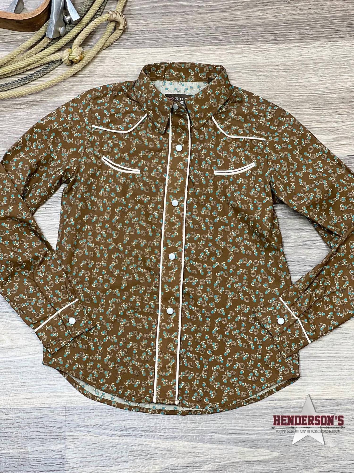 Roper - Girl's Vintage Mini Floral Print Shirt