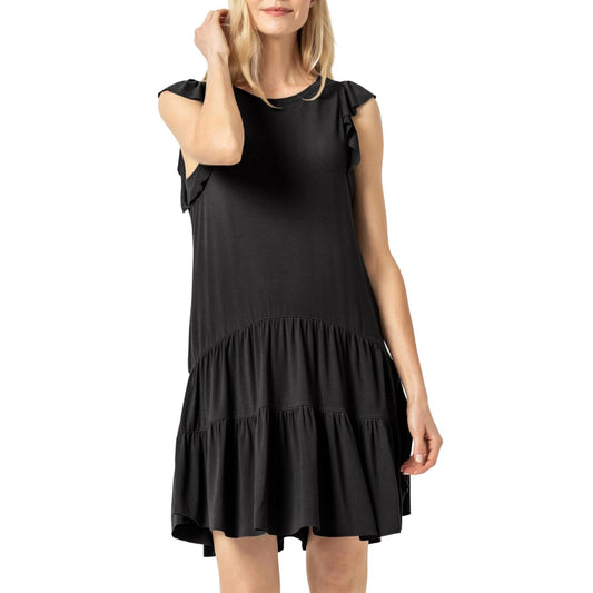 Lilla P - TIERED PEPLUM TANK DRESS