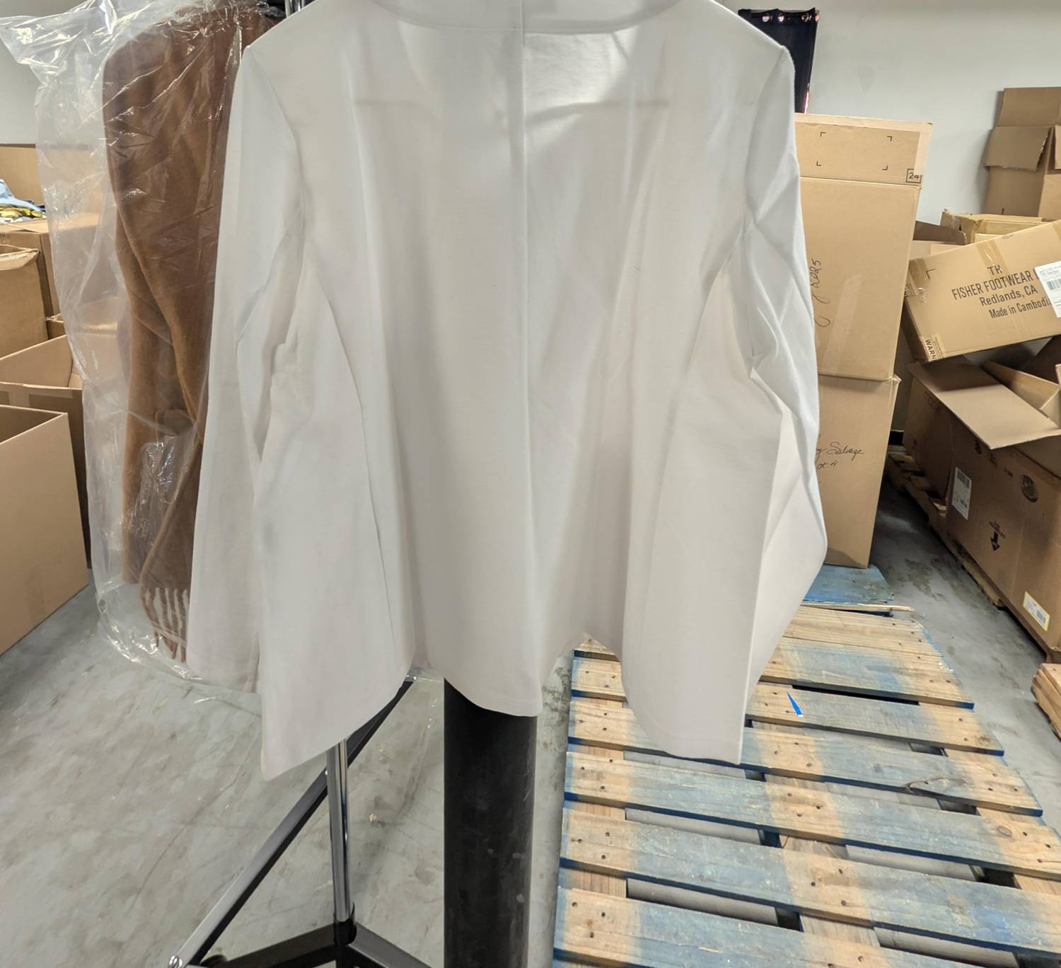 Eileen Fisher - EILEEN FISHER ROUND NECK ZIP-UP JACKET