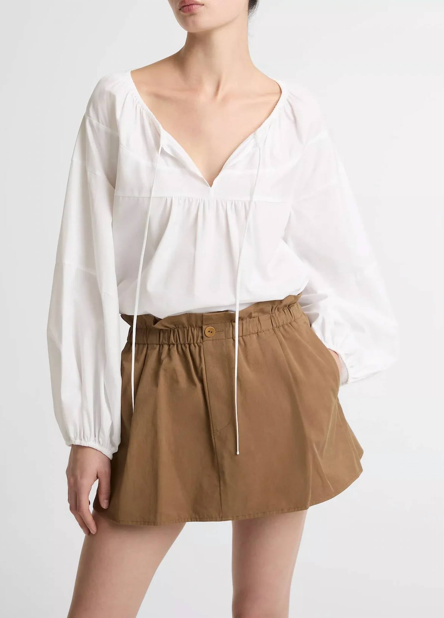 Vince - Cotton Pull-on Skort